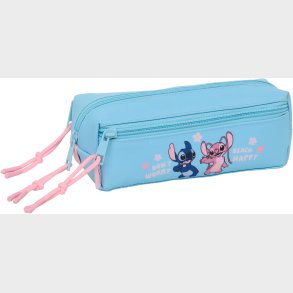 Disney Stitch Penalhus med 3 Rum Happy