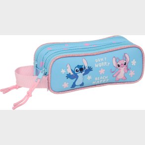 Disney Stitch Dobbelt Penalhus Happy