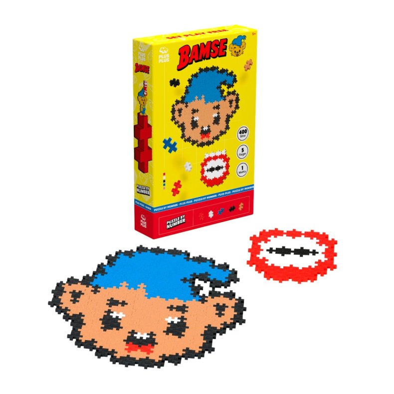 Plus-Plus - Bamse & Krafthonningen, 400 stk