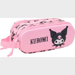 Hello Kitty Kuromi 3D Dobbelt Penalhus, Lyserd