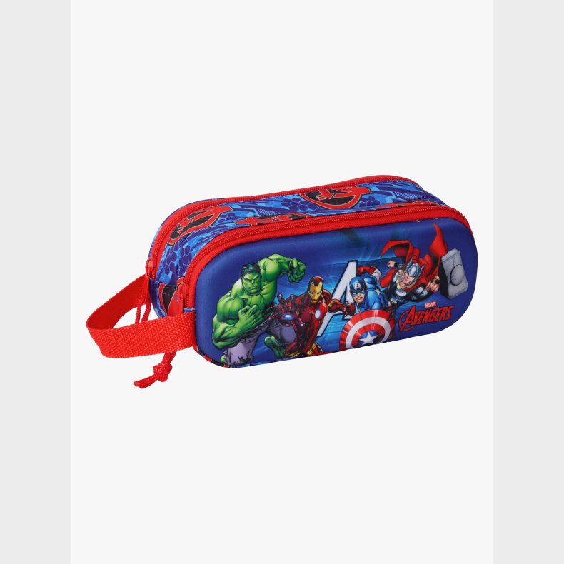 Marvel Avengers 3D Dobbelt Penalhus, Bl�