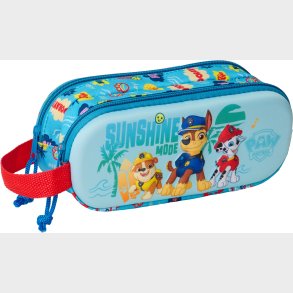 Paw Patrol 3D Dobbelt Penalhus, Lysebl