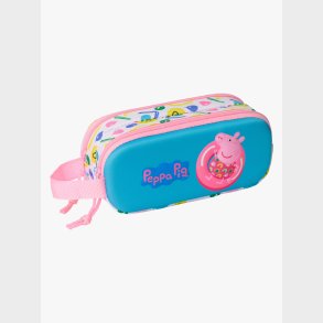 Gurli Gris 3D Dobbelt Penalhus, Bl�/Pink