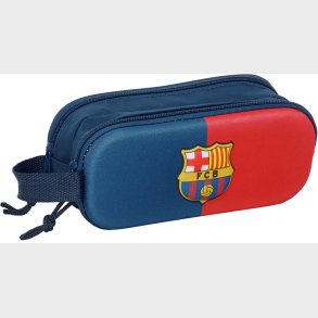 FC Barcelona 3D Dobbelt Penalhus, Bl/Rd