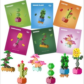 Plus-Plus Plant Bundle Byggest 6-pak