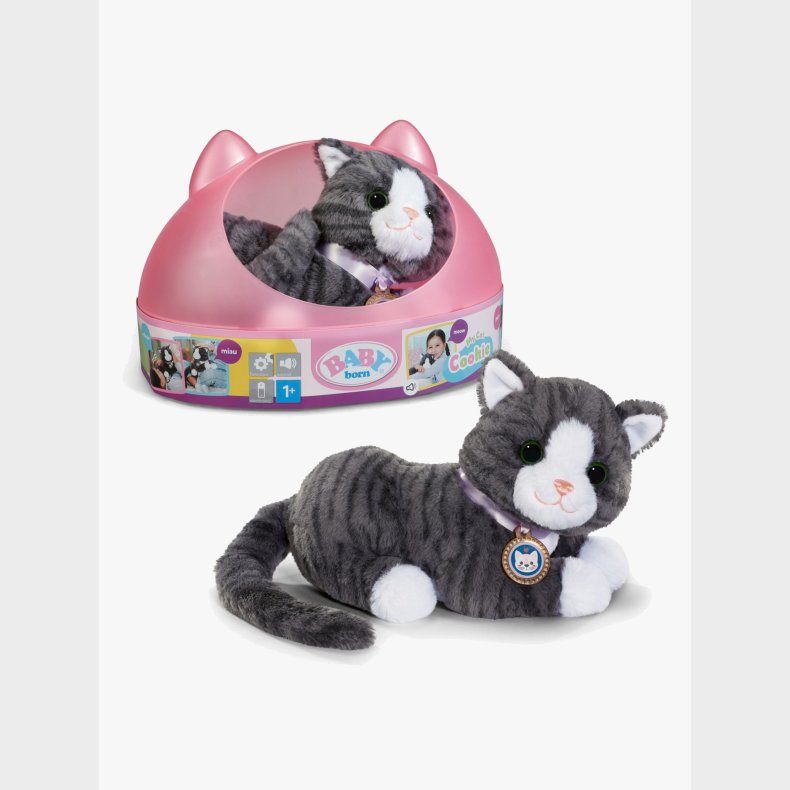 BABY born My Cat Cookie Bamse med Boks