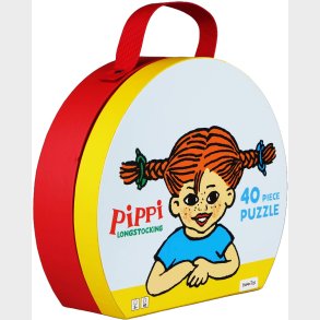 Pippi Langstrmpe Puslespil med Taske 40 Brikker