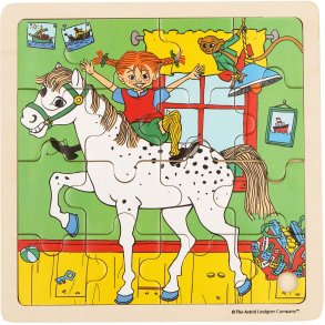 Pippi Langstrmpe Trpuslespil Pippi &  Lilla Gubben 16 Dele