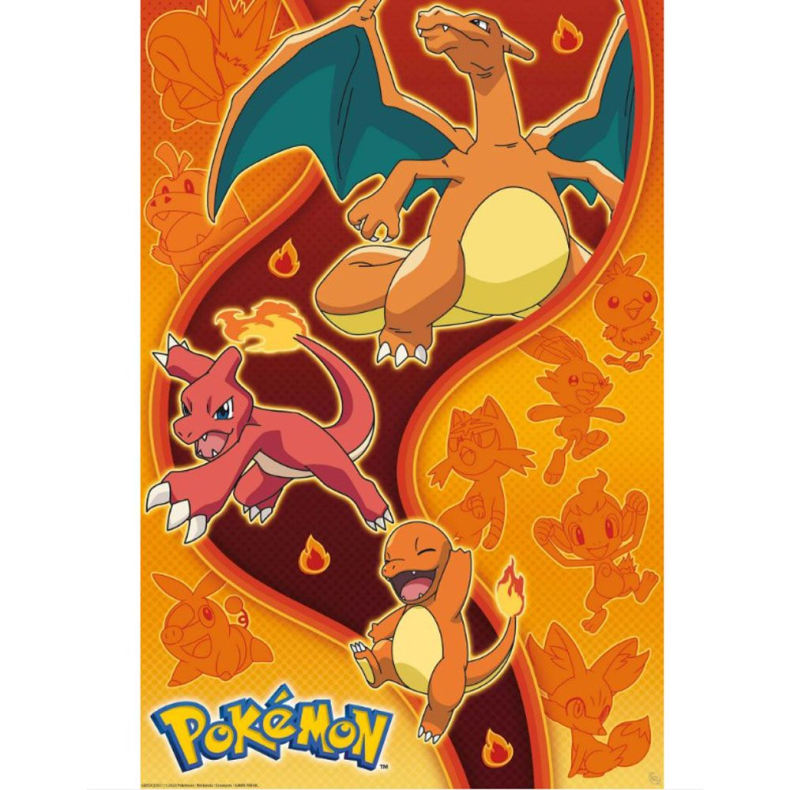 Pokemon Plakat 91,5x61 cm