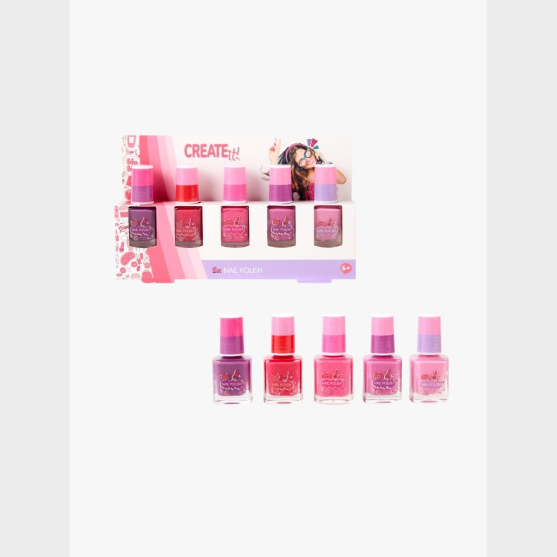 Create It! Neglelakker 5-pak