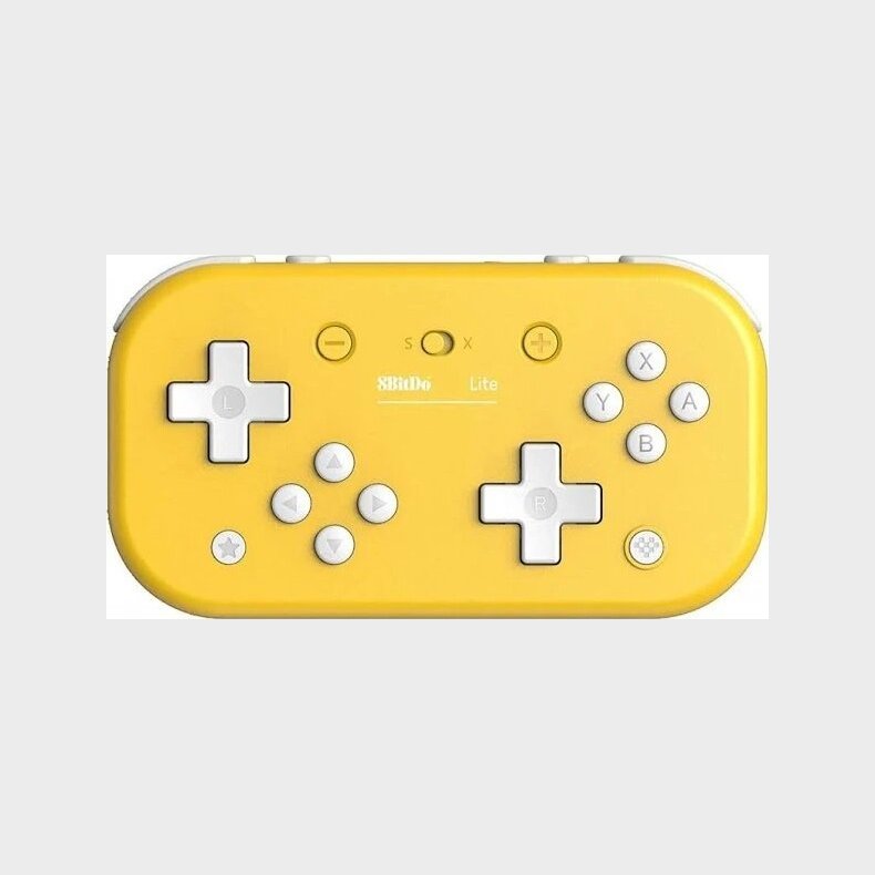 8bitdo Lite - Trdls Bluetooth Gamepad Med Usb-c - Gul
