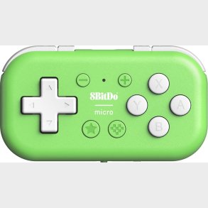8bitdo - Micro - Bluetooth Controller Til Android Pc Macos - Gr�n