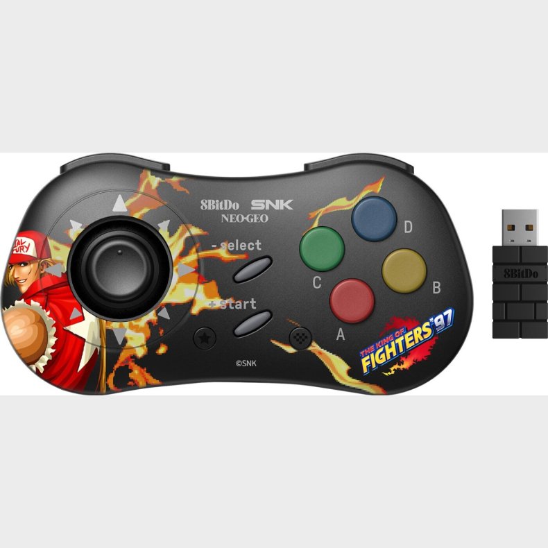 8bitdo - Neogeo - Trdls Controller Til Android - Terry Bogard