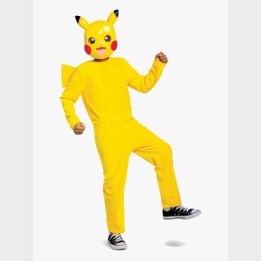 Pok�mon Kostume med Maske Pikachu, 4-6 �r