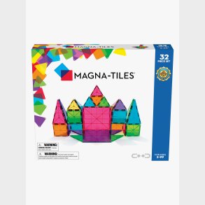MAGNA-TILES Clear Colours Bygges�t 32 Dele