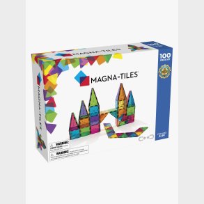 MAGNA-TILES Clear Colours Bygges�t 100 Dele