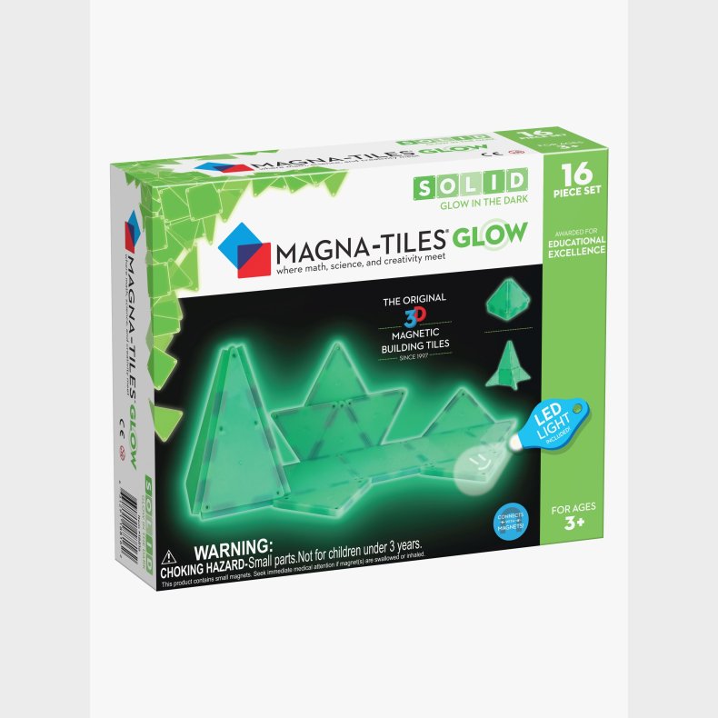 MAGNA-TILES Glow Bygges�t 16 Dele