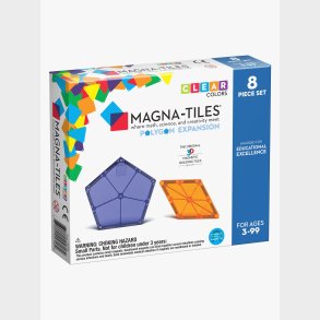 MAGNA-TILES Clear Colors Polygon Udvidelsess�t 8 Dele