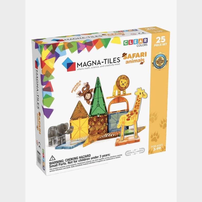 MAGNA-TILES Safaridyr Bygges�t 25 Dele