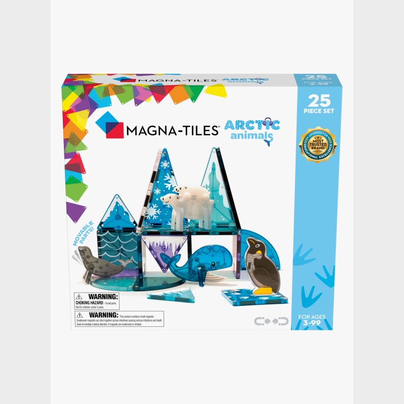 MAGNA-TILES Arctic Animals Bygges�t 25 Dele