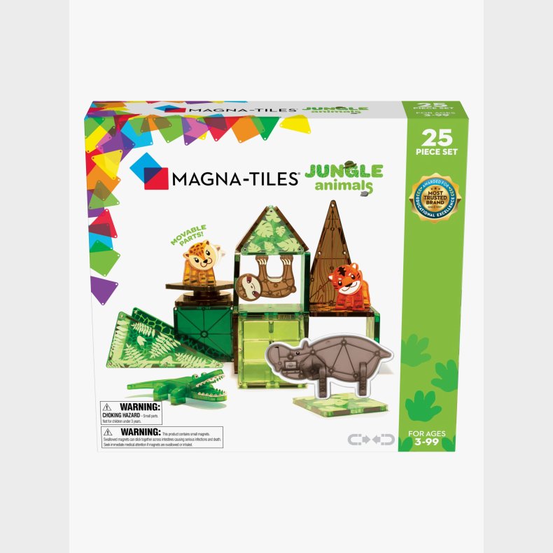 MAGNA-TILES Jungledyr Bygges�t 25 Dele