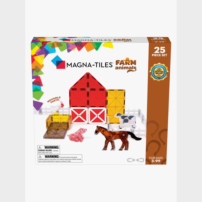 MAGNA-TILES Bondeg�rdsdyr Bygges�t 25 Dele