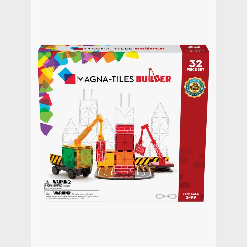 MAGNA-TILES Byggearbejder Bygges�t 32 Dele