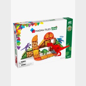 MAGNA-TILES Dino World Bygges�t 40 Dele