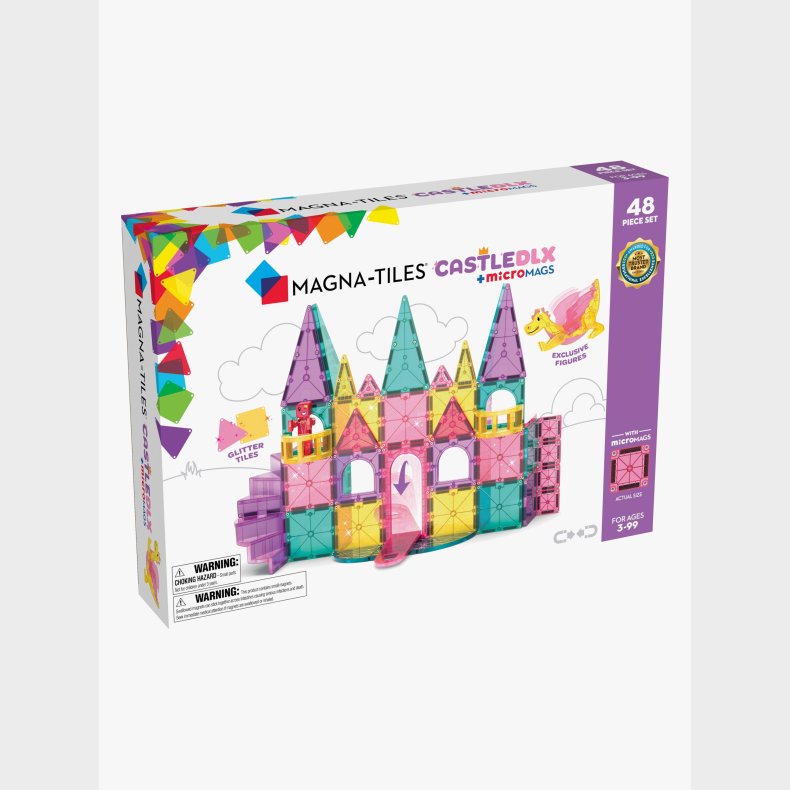MAGNA-TILES Castle Deluxe Bygges�t 48 Dele