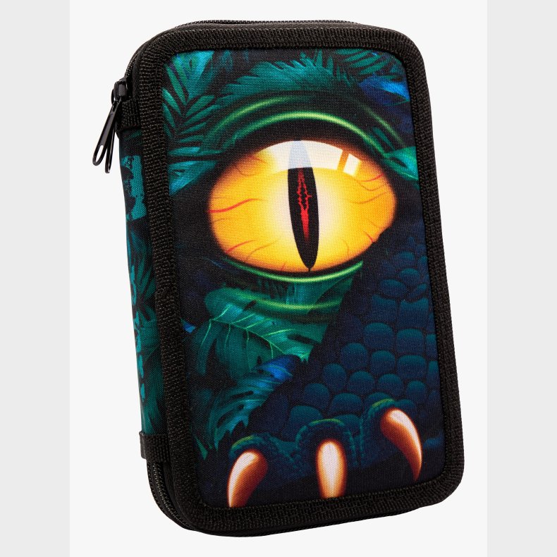 Valiant Dino T-REX Adventure  Fyldt Dobbelt Penalhus, Gr�n