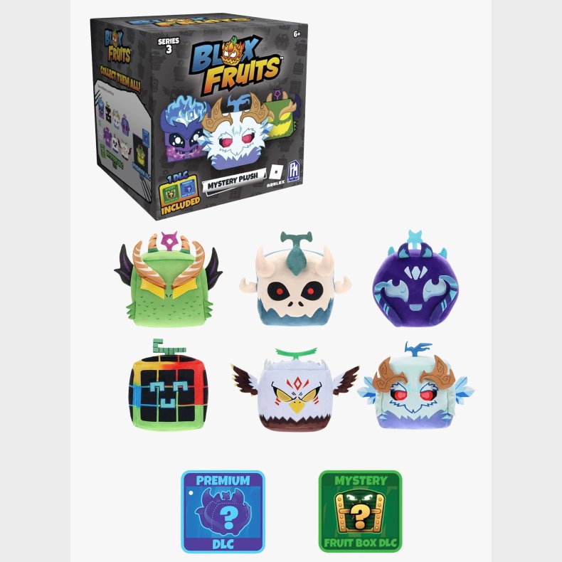 Roblox Blox Fruits Bamse Series 3 20 cm Blandet Udvalg