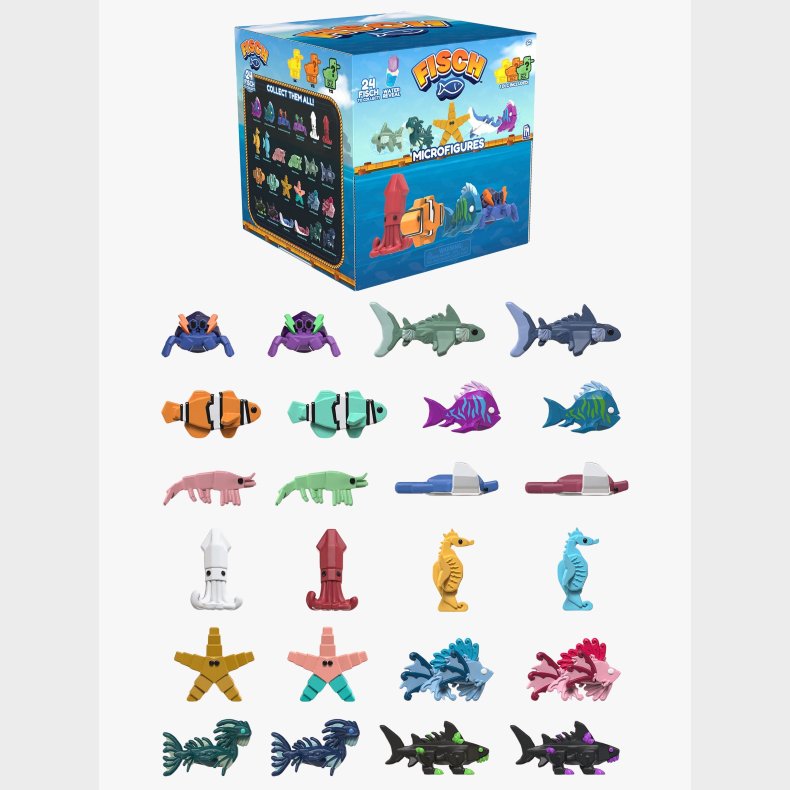 Roblox Fisch Minifigur Blandet Udvalg