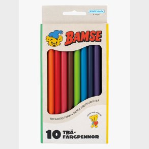 K�rnan Bamse Farveblyanter 10-pack