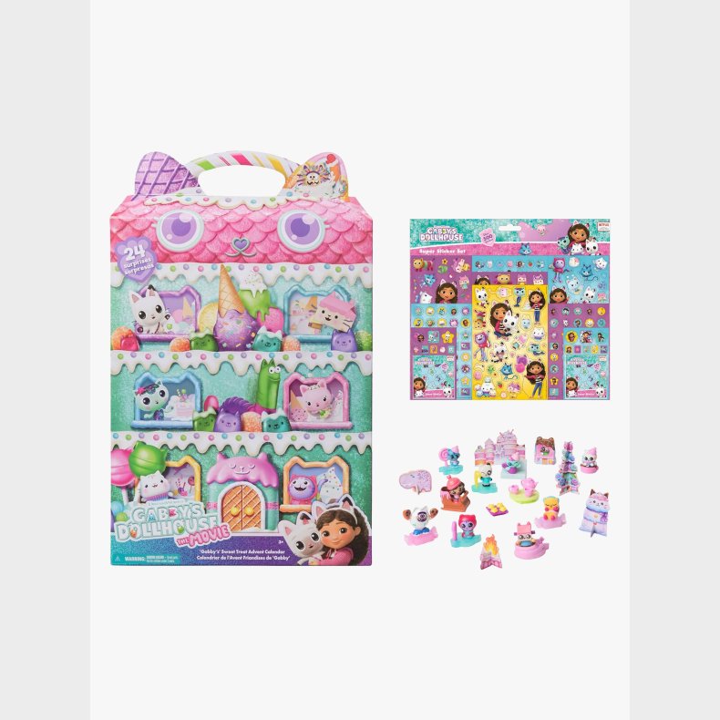 Gabby's Dollhouse Julekalender &  Mega Set Klistermrker