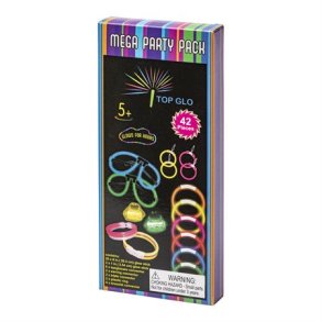 Knklys Glow Sticks Mega Party Pack - Fest tilbehr - Legekammeraten.dk