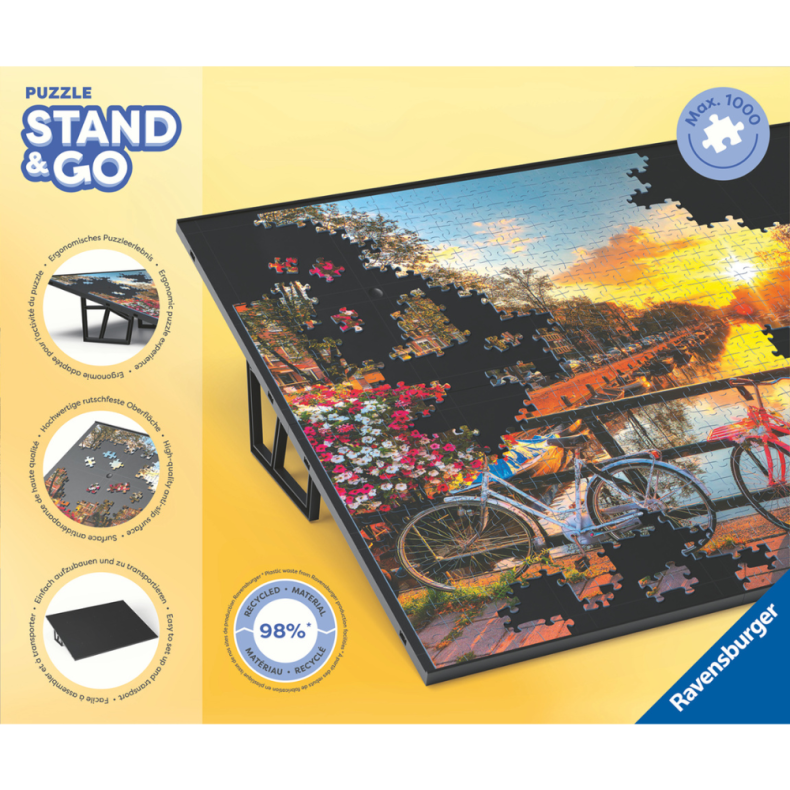 Ravensburger | Puslespilsplade m. hldning (72,5 x 50,5 cm)