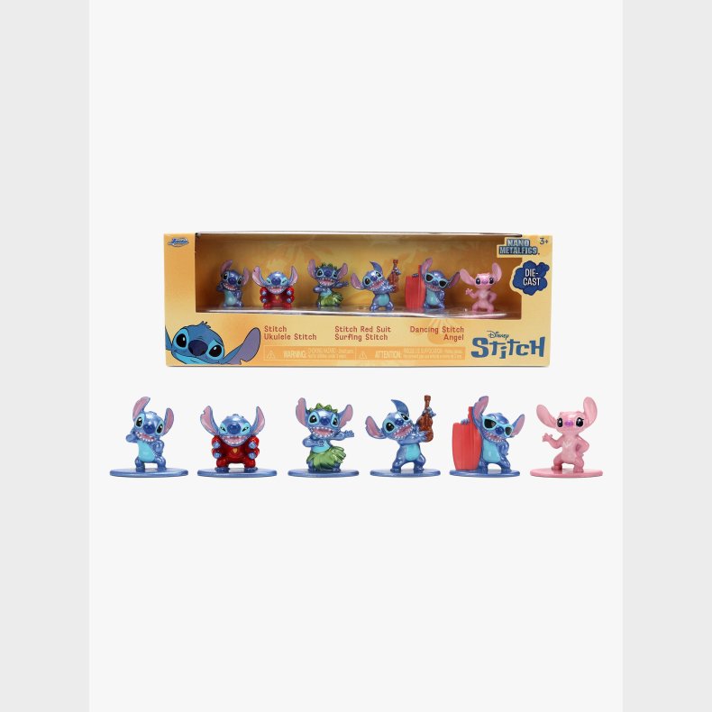 Disney Stitch Gavest Nanofigurer 6 Stk.