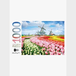 Mindbogglers Puslespil Dutch Windmills Netherlands 1000 Brikker