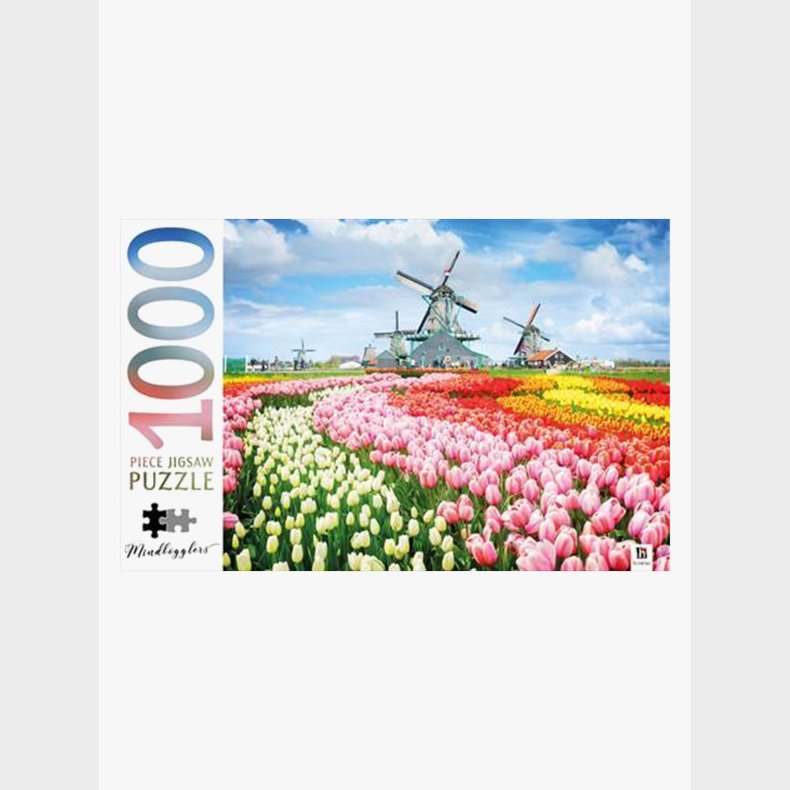 Mindbogglers Puslespil Dutch Windmills Netherlands 1000 Brikker