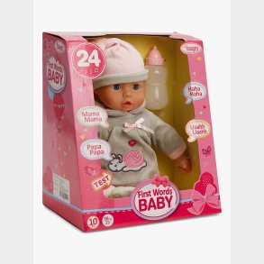 Bayer Design Dukke First Words Baby 38 cm, Gr�