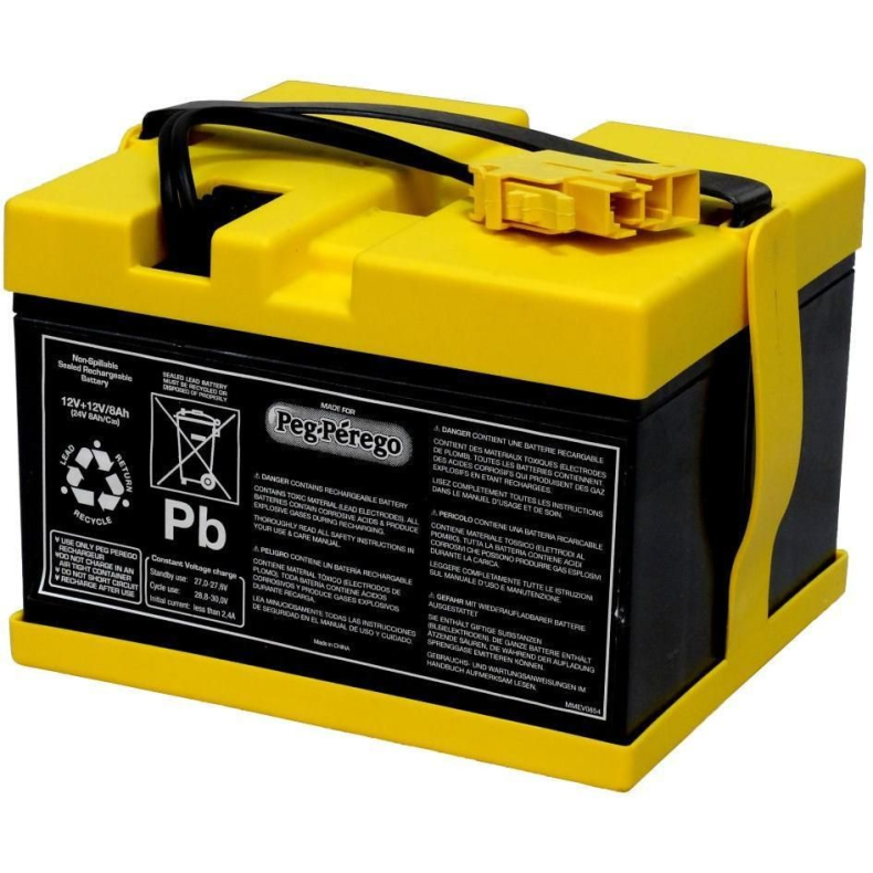24V - 8Ah batteri Peg Perego