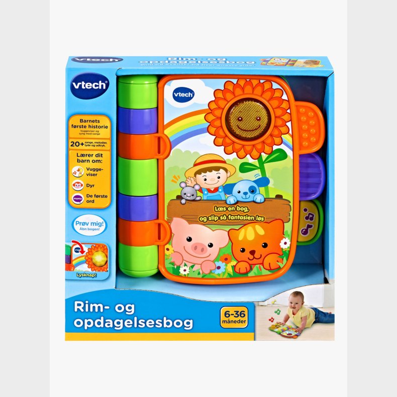 Vtech Baby Rim- &  Opdagelsesbog