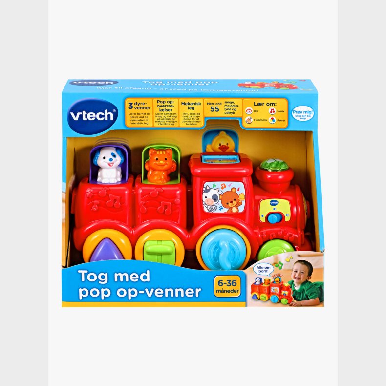 Vtech Baby Tog m. Pop-op Venner