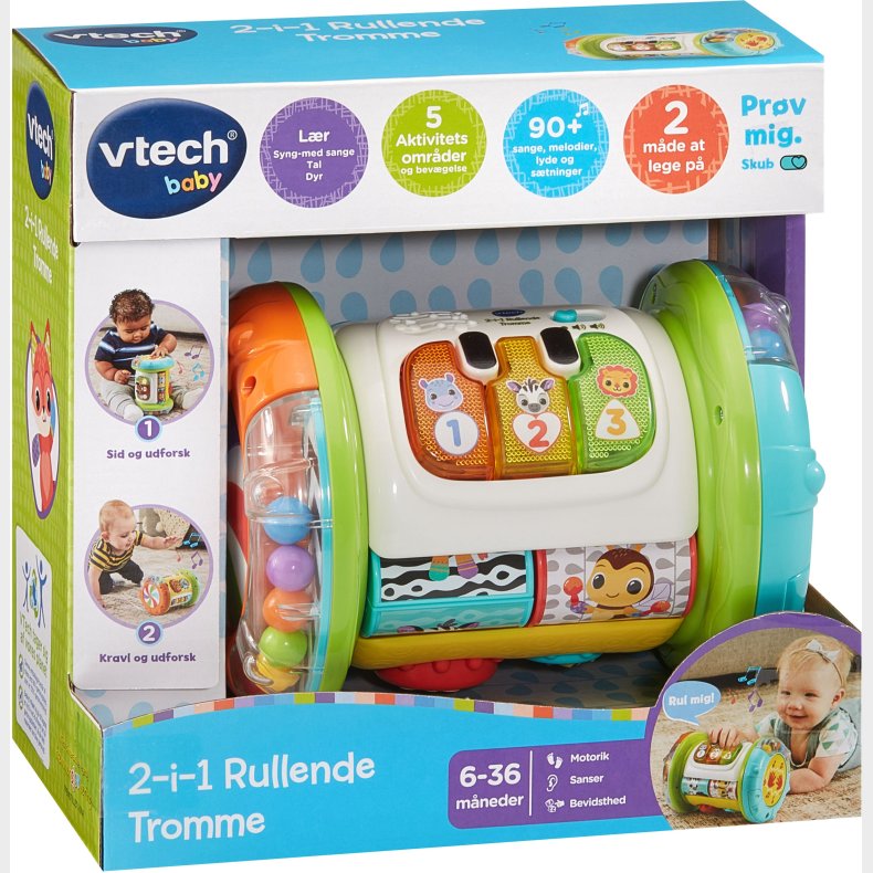 Vtech Baby Aktivitetslegetj 2-i-1 Tromme