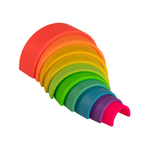 Dna | Regnbue i silikone - Neon, 10 dele