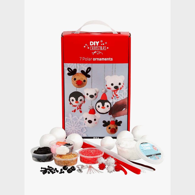 Creativ Company Kreas�t Dekorationskugler Polardyr