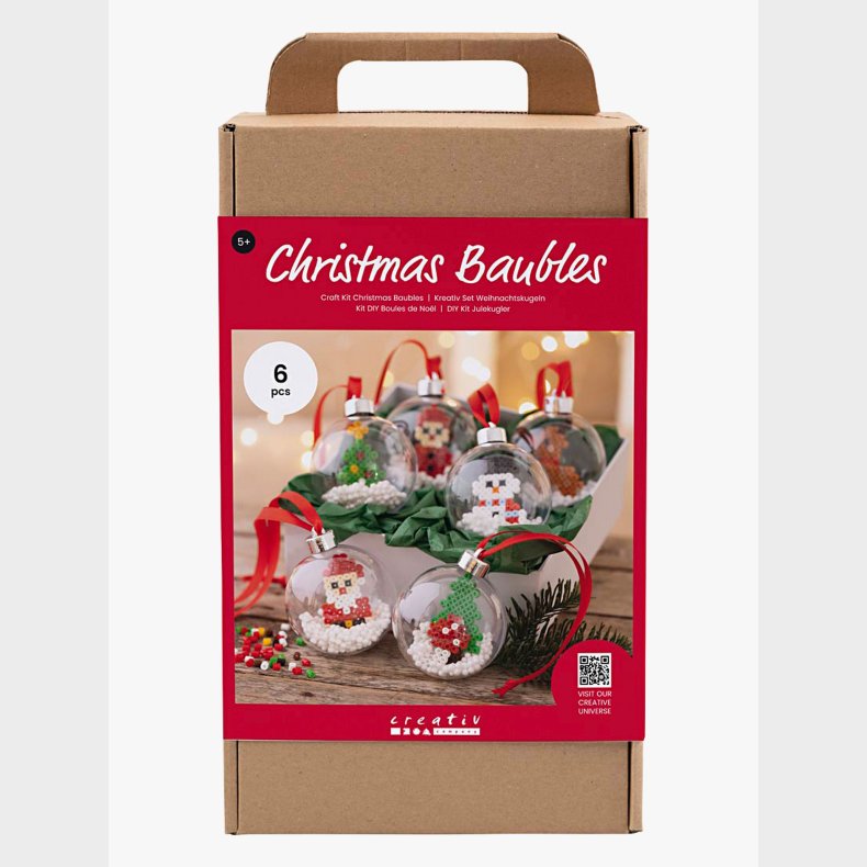 Creotime DIY S�t Julekugler Perler