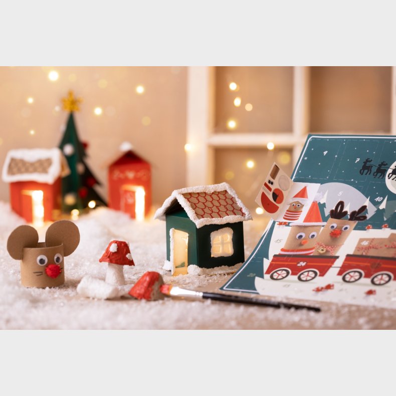 Creativ Company | Julekalender genbrug - Lav et vinterlandskab