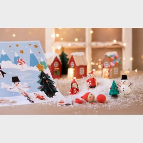Creativ Company | Julekalender modellering - Lav en julelandsby