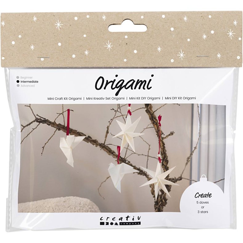 Creativ Company | Julepose - Julepynt af origami